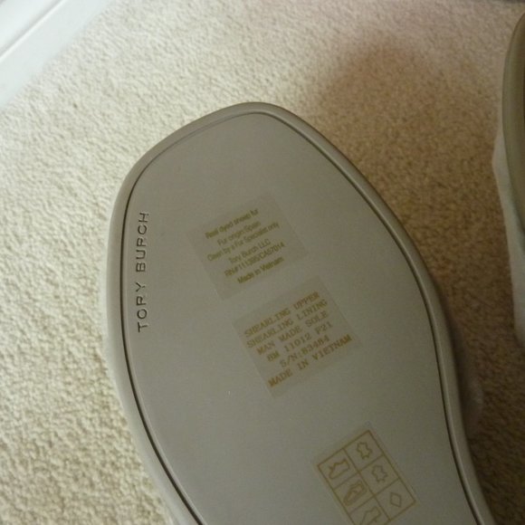 Tory Burch Shoes Tory Burch Double T Genuine Shearling Sport Slide